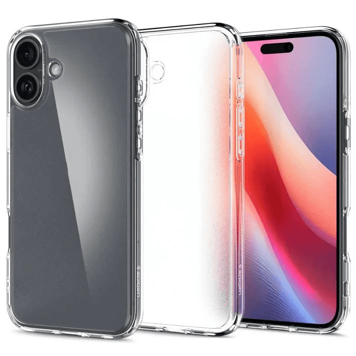 Kryt Spigen pre Apple iPhone 16 bezfarebný