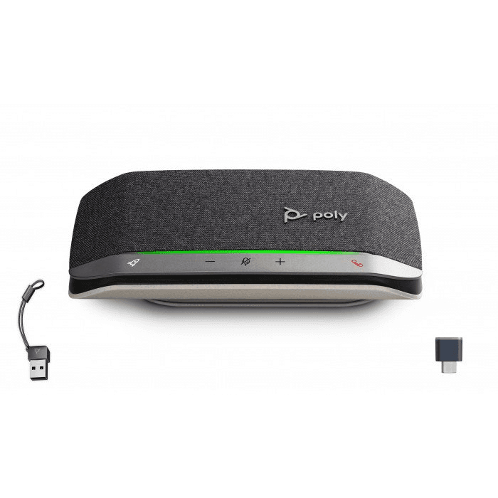 HP Poly Sync 20+ Speakerphone USB-C/A Adapter reproduktor PC Čierna