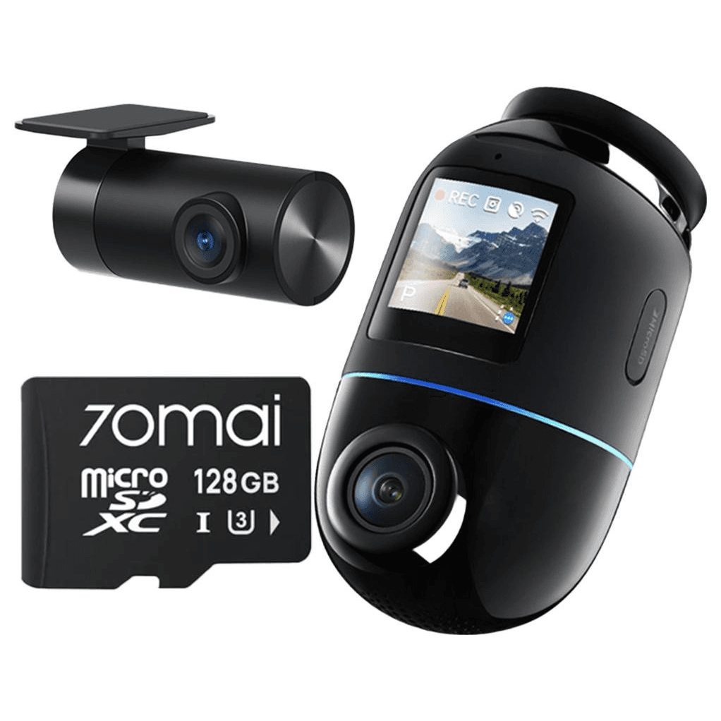 Autokamera 70mai 4K Omni (X800) Dual Set + kompatibilná 128GB karta