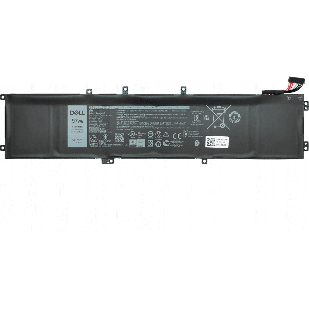 Batéria Dell 97 Wh Inspiron G7 7700 XPS 15 7590, Precision 5540 model 4K1VM