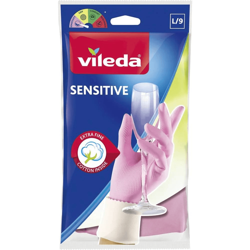 Rukavice Vileda veľ. L, latexové, 2 ks