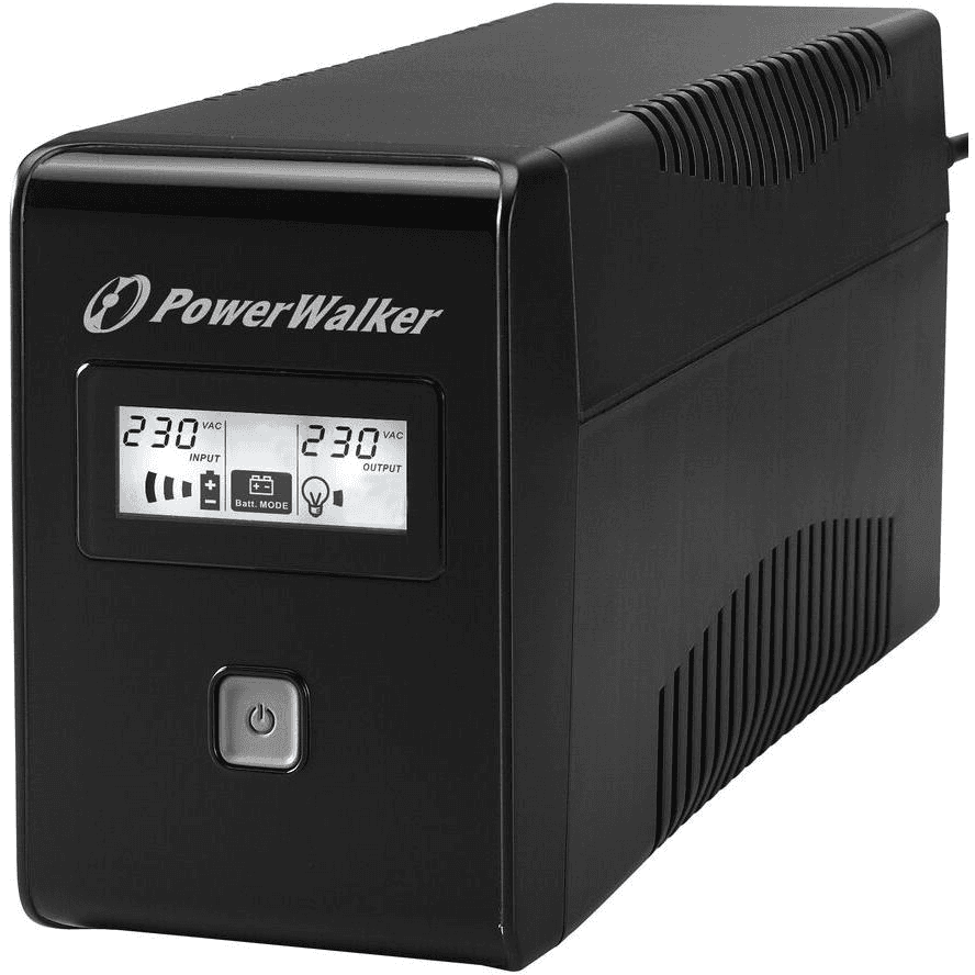 PowerWalker VI 850 LCD UPS 850VA/480W 850VA/480W Line-Interactive s 2x S