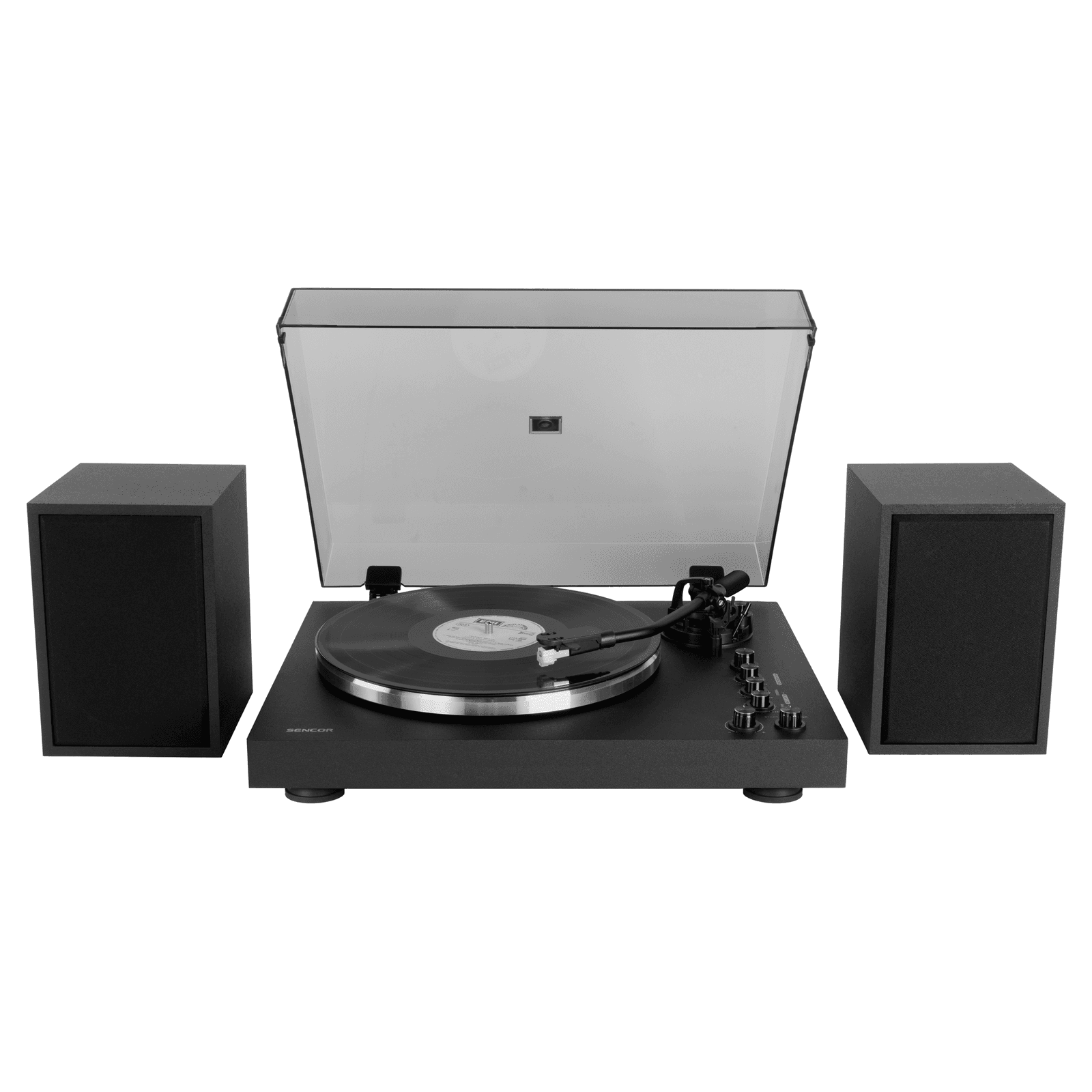 Gramofón s reproduktormi 2 x 15W Sencor STT 6701 Bluetooth USB SD