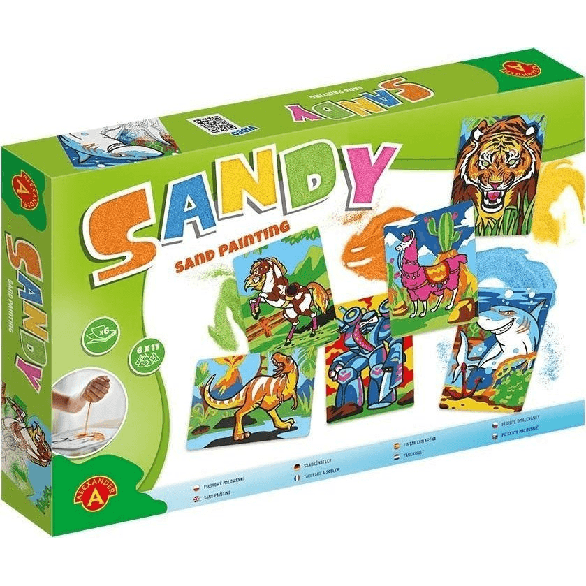 Alexander Toys Sandy Sand Painting Big Box Sada omaľovánok