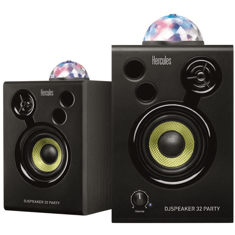 Sada reproduktorov 2.0 Hercules DJ Speaker 32 Party 16 W čierna