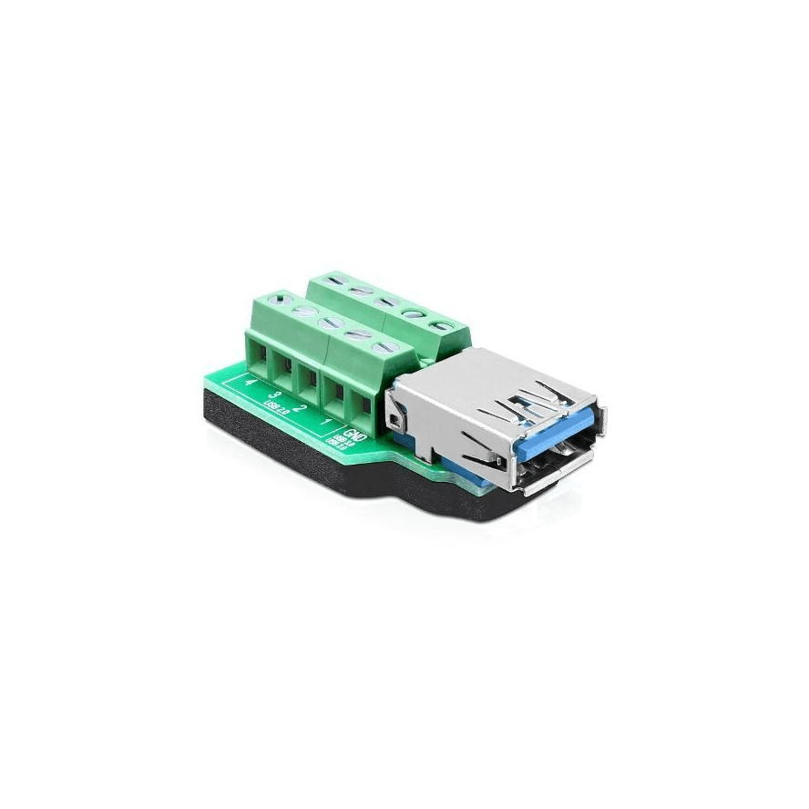 Koncový adaptér USB 3.0, rozstup 3,81 mm