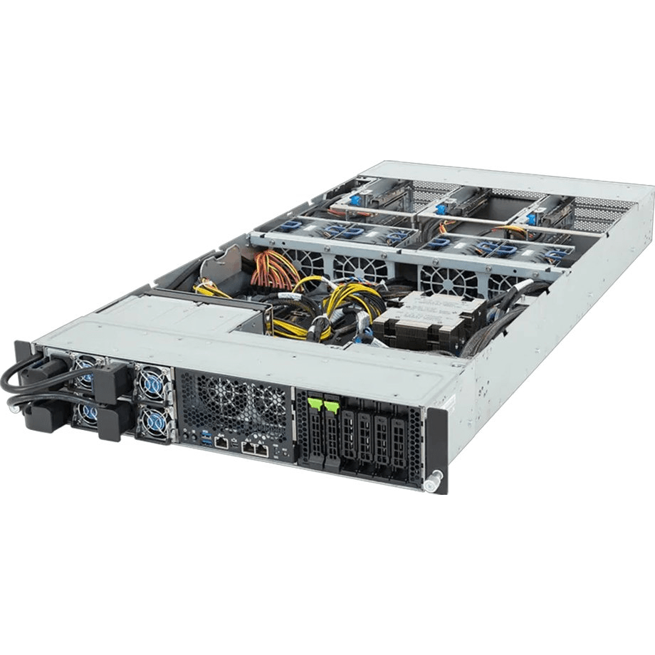 GIGABYTE XV23-ZU0-AAJ1 LGA 6096 Rack (2U) Čierna, Oceľ