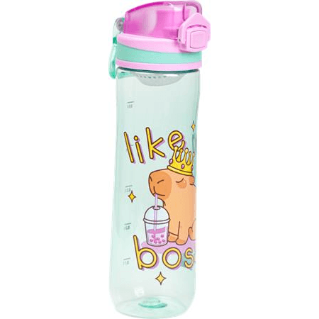 Fľaša "Lollipop Capybara", zeleno-fialová, 600 ml, LIZZYSULI