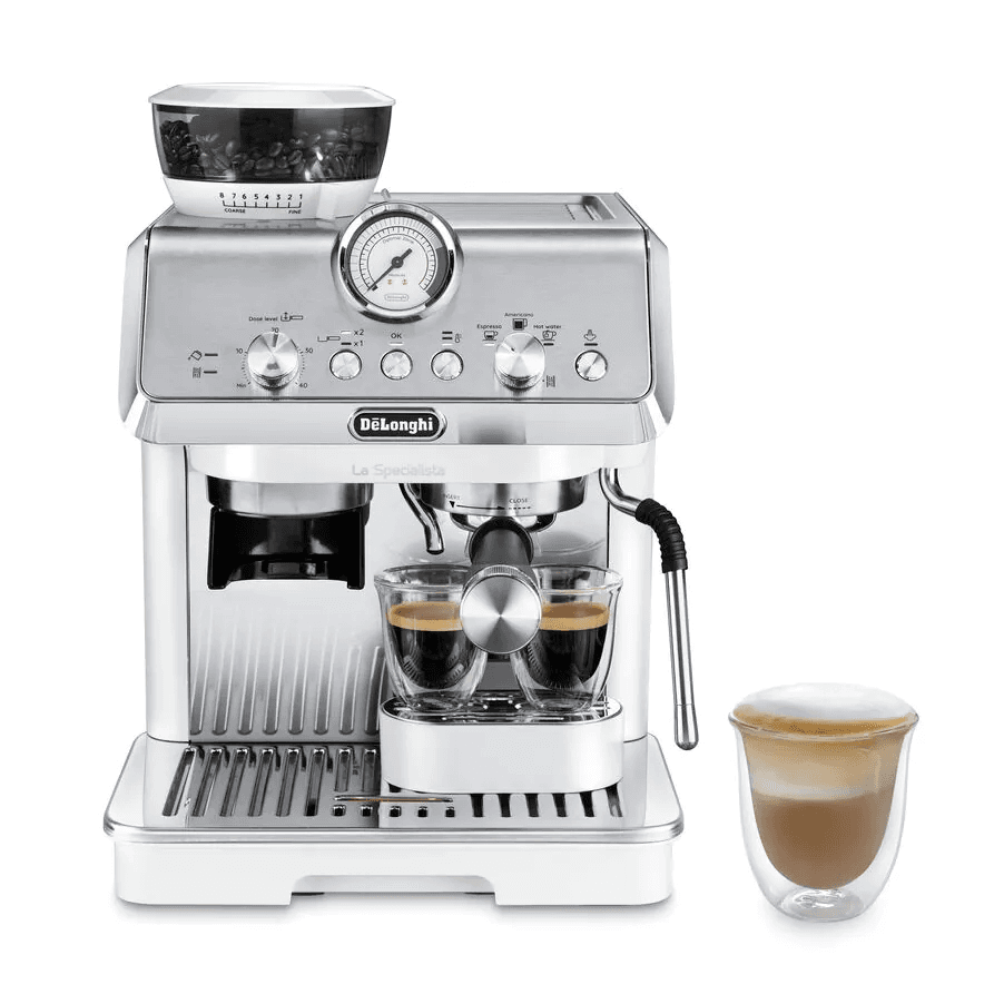 Pákový kávovar na espresso De'Longhi La Specialista Arte 1300 W biely