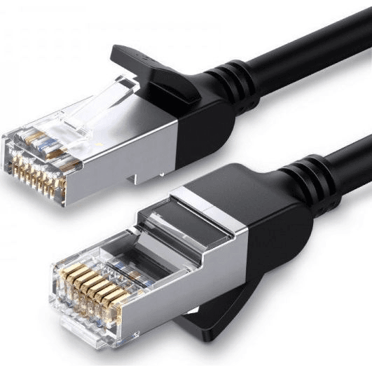 Kábel Ugreen NW101 50193 Ethernet Cat 6 U/UTP okrúhly 3m - čierny