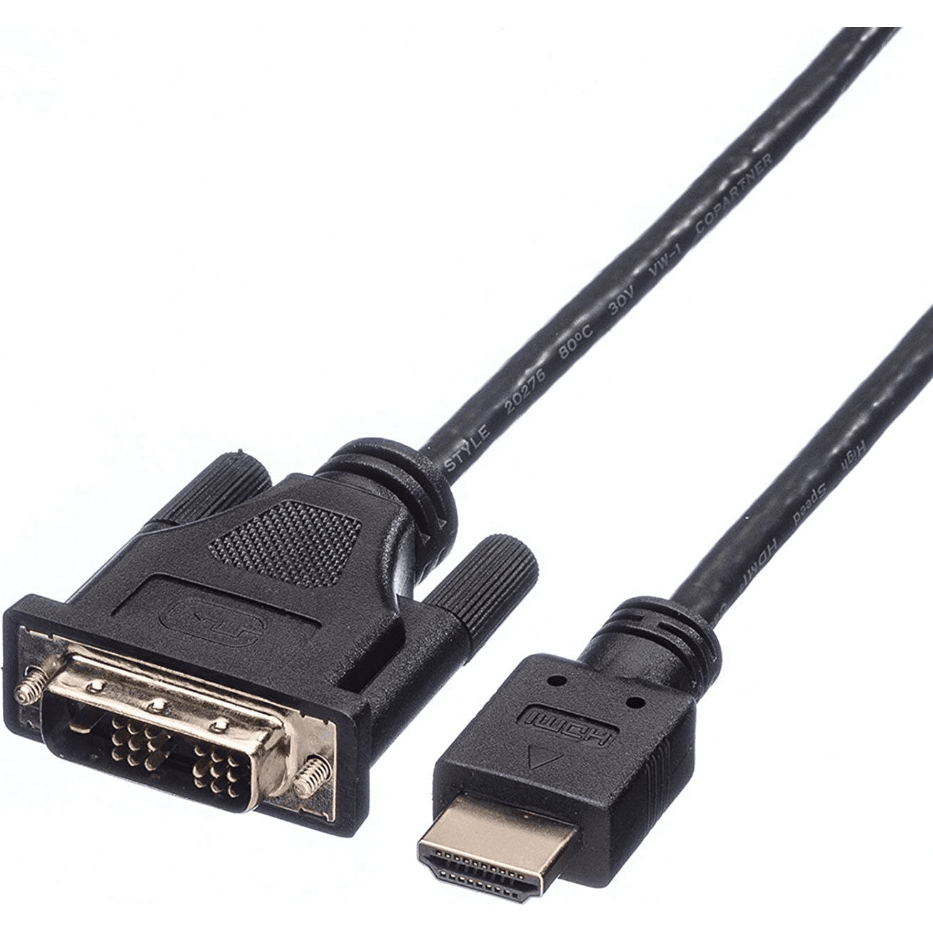 Prepojovací kábel Roline 11.04.5519 HDMI - DVI 1 m