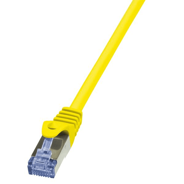 Patchcord - 6a Logilink RJ45 / RJ45 7,5 m žltá