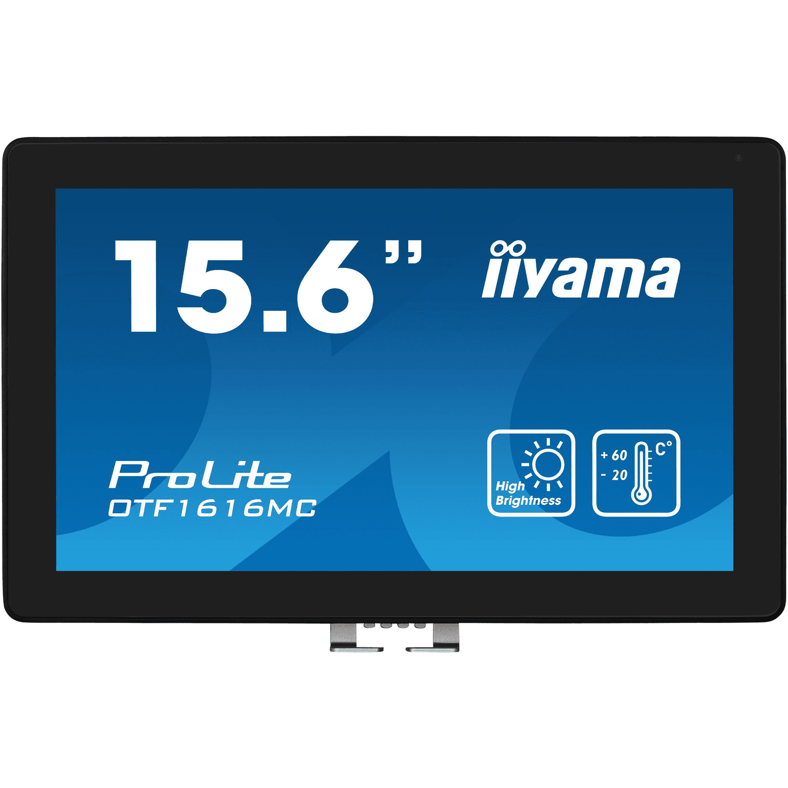 iiyama OTF1616MC-B1 oznamovací displej Plochá digitálna tabuľa 39,6 cm (15.6") LCD 1100 cd/m² Full HD Čierna Dotyková obrazovka