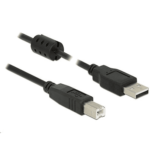 Delock Kábel USB-A -> USB-B M/M 2.0 3m čierny