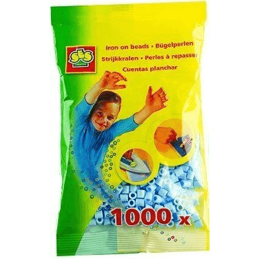 SES Creative Beedz Children's packet of 1000 Blue Iron-on Beads Kreatívne korále