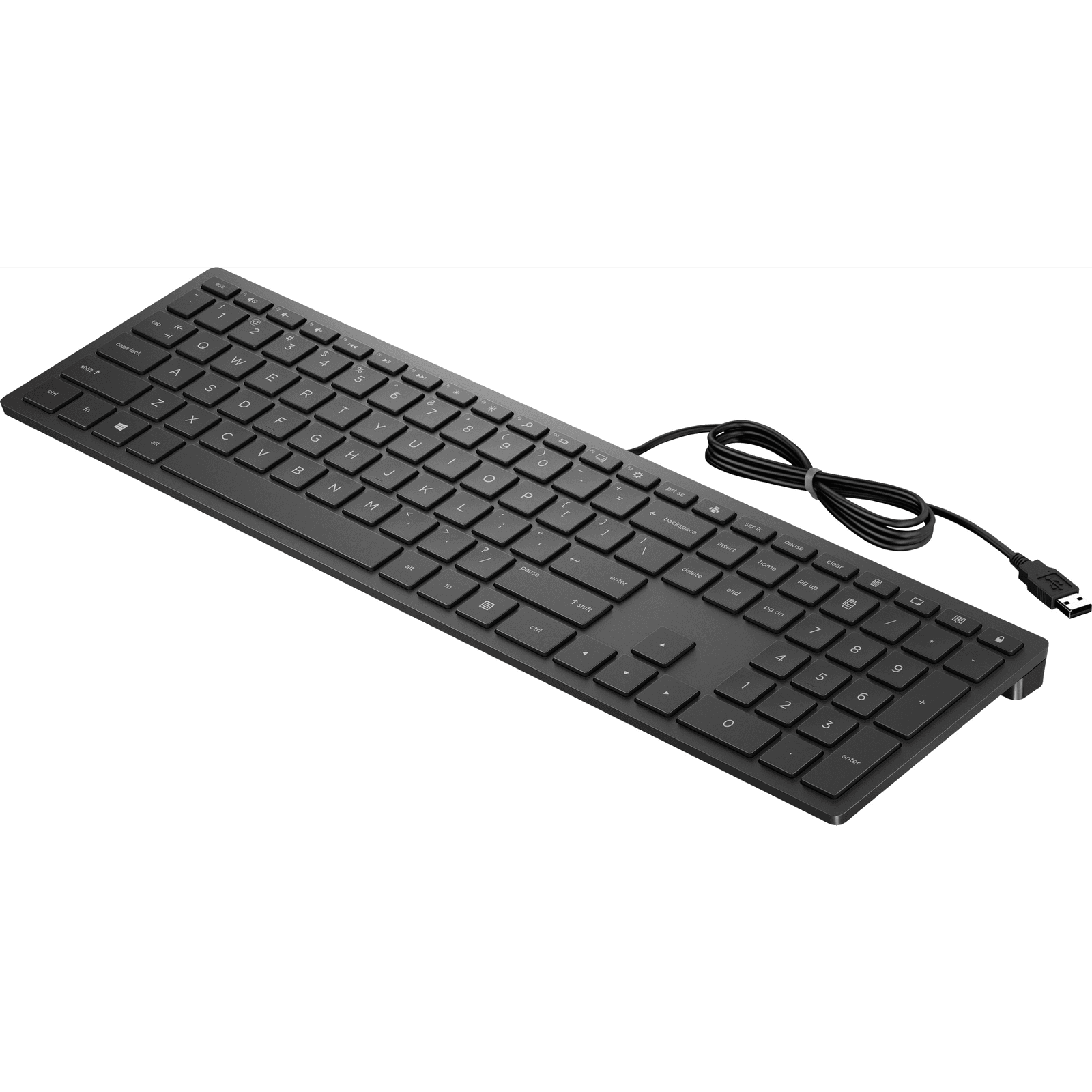 HP Pavilion Wired Keyboard 300 klávesnica Kancelária USB Čierna