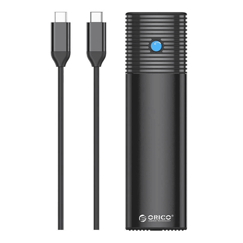 Orico Box pre M.2 NVMe disk USB-C 10 Gbps, čierny