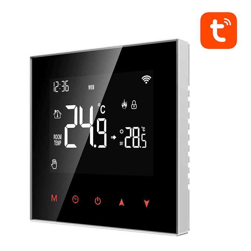 Inteligentný termostat boiler TÚV Avatto WT100 3A Wi-Fi TUYA