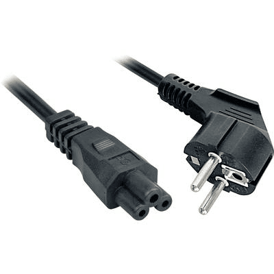 Lindy 3m, CEE 7/7 - IEC 320 C5 Čierna CEE7/7 C5 zviazané