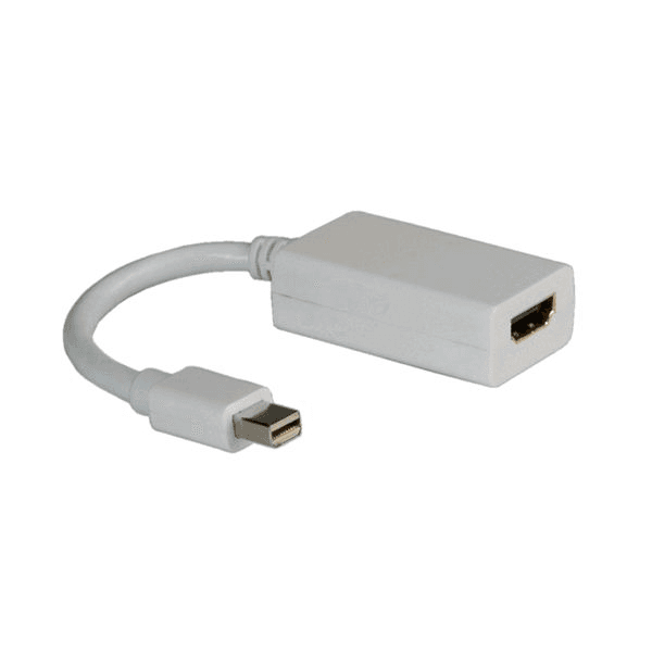 ROLINE Mini DisplayPort na HDMI Adaptér Mini DP Biely