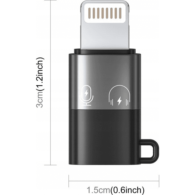 Adaptér Prevodník Redukcia Lightning iPhone Apple na USB-C Type-C Puluz