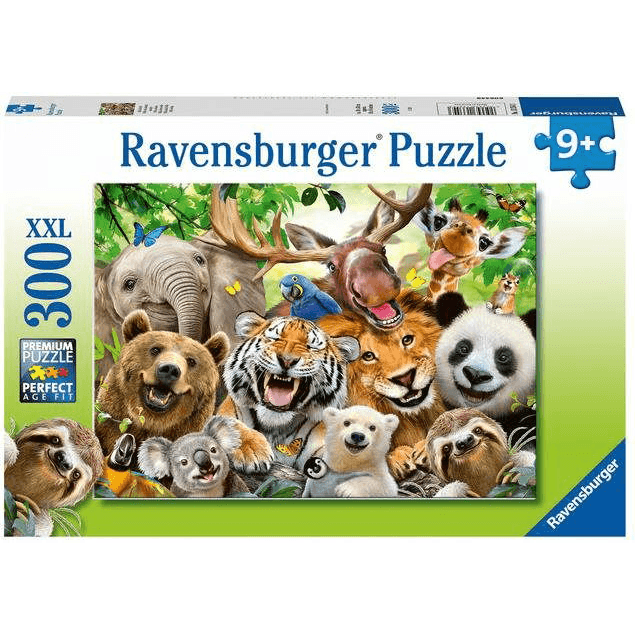 RAVENSBURGER EXOTICKÉ ZVIERATKÁ SELFIE 300P (RAE10113354) (HÁDANKA)