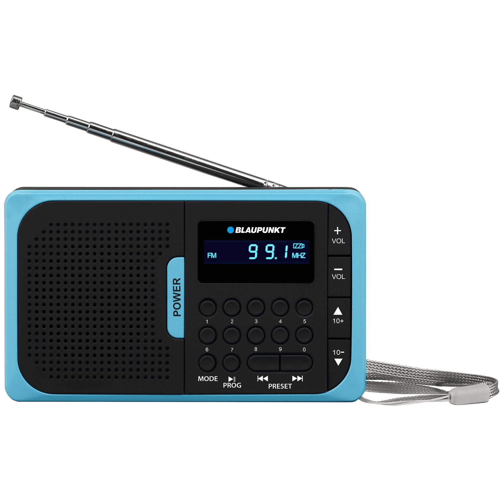 Mini rádio Blaupunkt PR5BL 0 W, modré