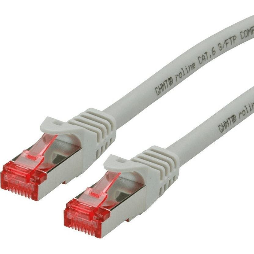 Patch kábel Roline S/FTP 6 RJ45 / RJ45 7,5 m sivý