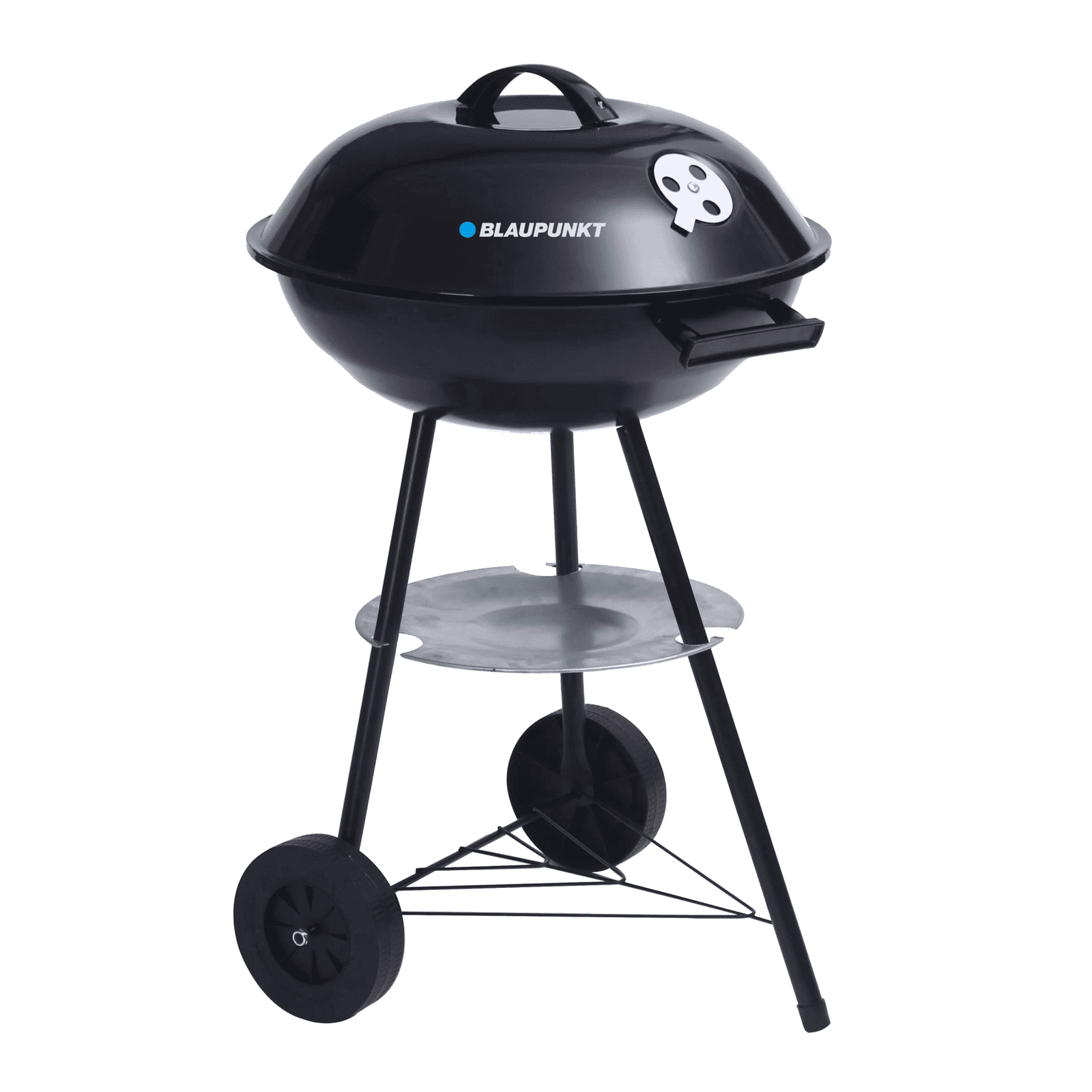 BLAUPUNKT GRIL NA DREVENÉ UHLIE OKRÚHLY S POKRIEVKOU 41CM