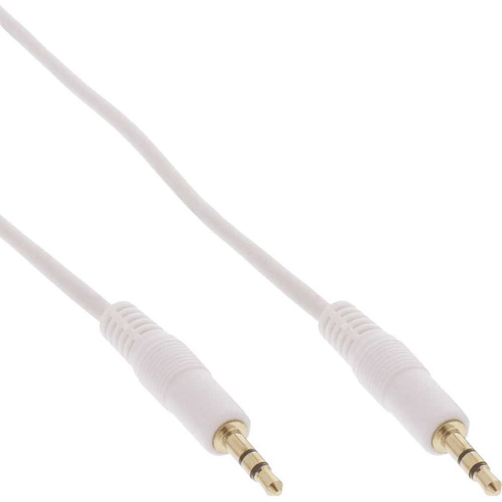 InLine 99936W audio kábel 2,5 m 3.5mm Biela