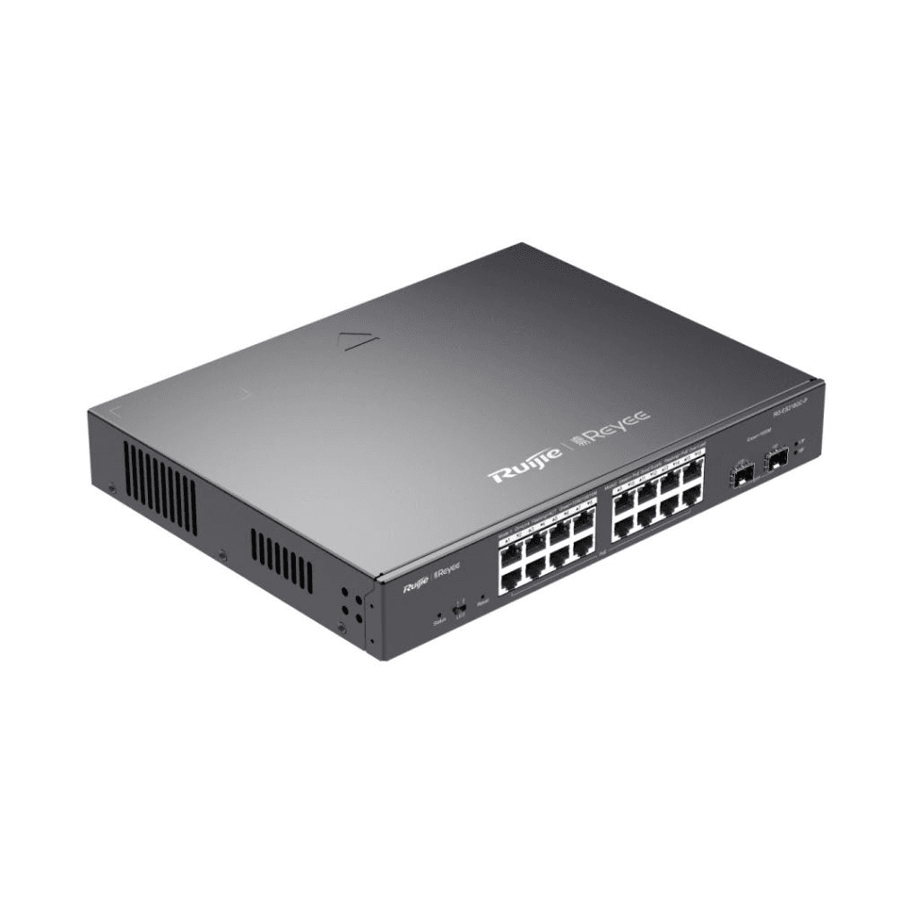 SPRAVOVATEĽNÝ SWITCH RUIJIE RG-ES218GC-P, 18-PORTOVÝ, DESKTOP, POE