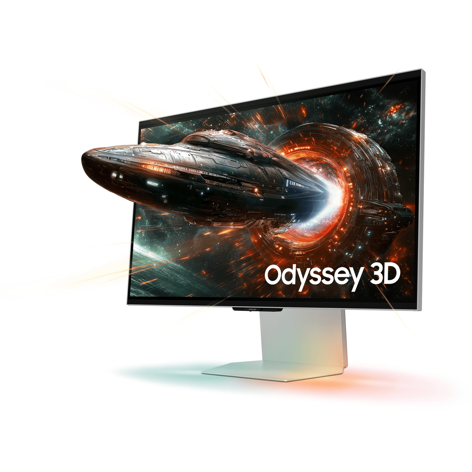 Samsung G90XF LCD monitor 68,6 cm (27") 3840 x 2160 px 4K Ultra HD Strieborná