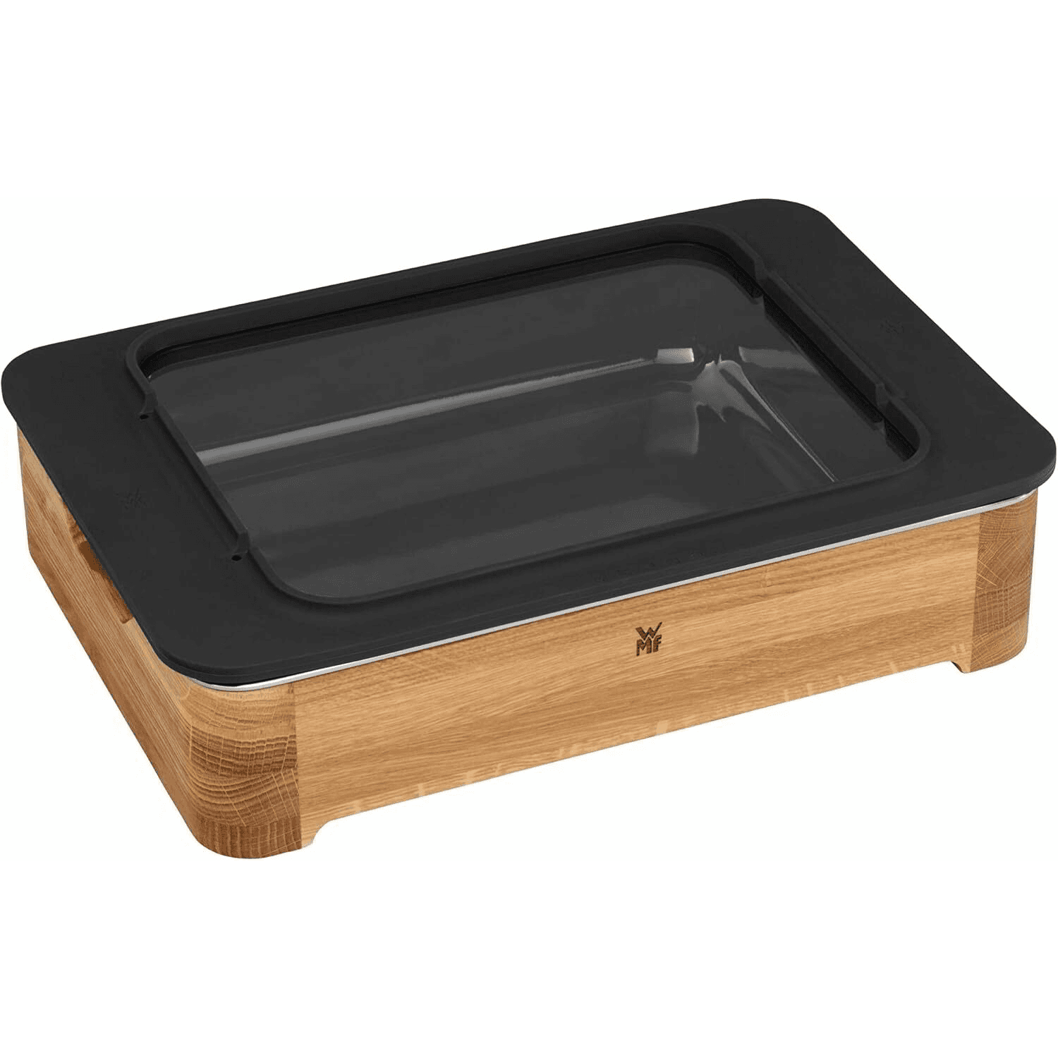 WMF Fusiontec Obdĺžnikový Keramický, Oceľ, Drevo Zapekacia miska na casserole