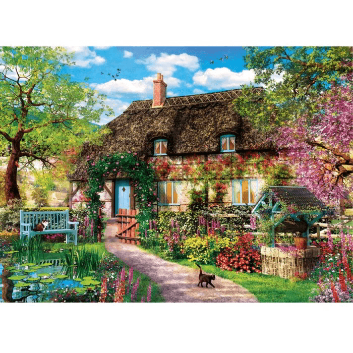 Clementoni The Old Cottage Puzzle 1000 kusov Krajinka