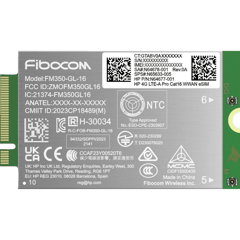 HP 4G LTE-A Pro Cat16 WWAN