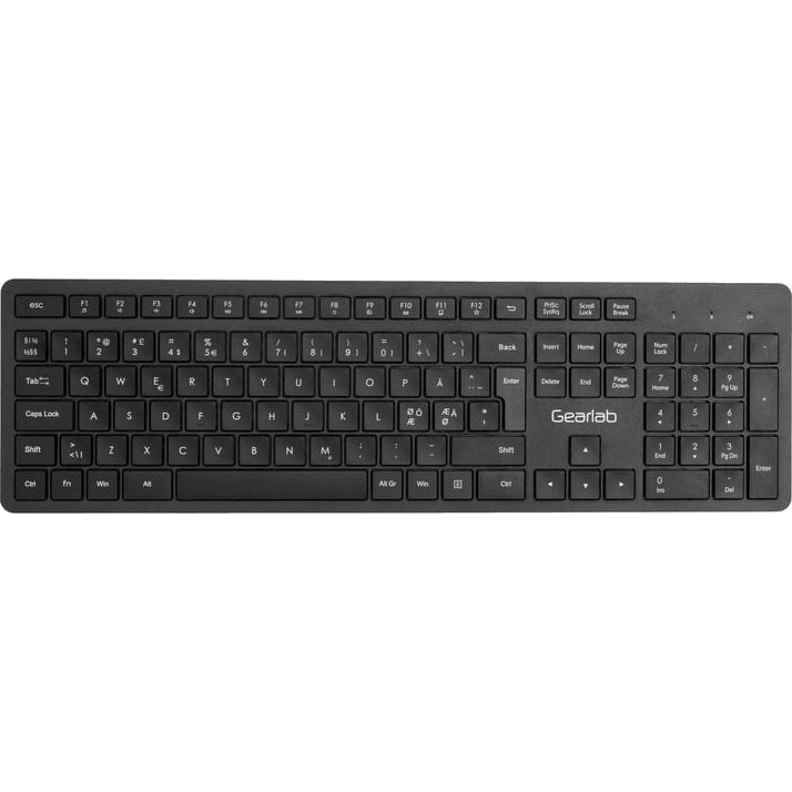 eSTUFF GLB212102 klávesnica Kancelária USB QWERTY Nordická Čierna
