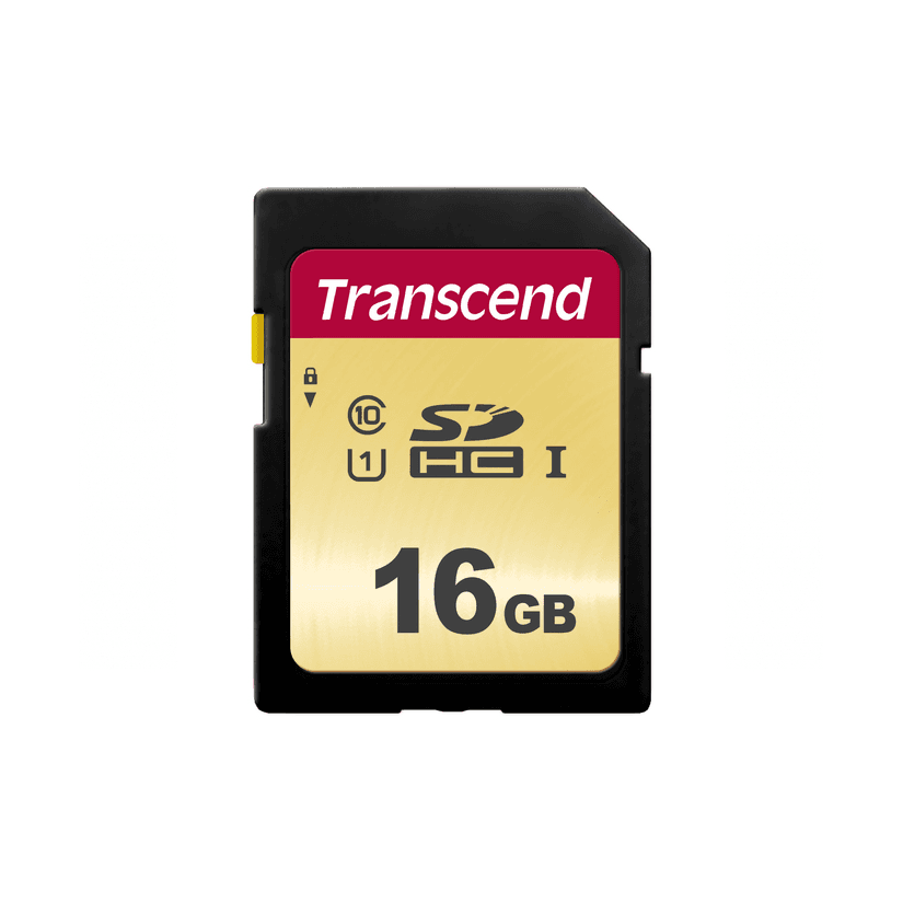 TRANSCEND 500S 16 GB SD SDHC 95 MB UHS-I U1 CLS 10
