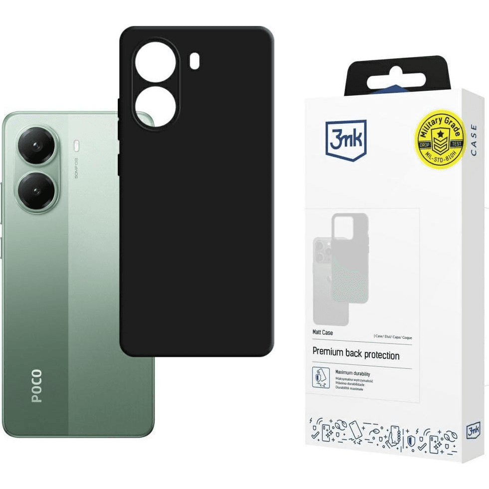 Puzdro 3MK Matt Case pre POCO X7 Pro čierne