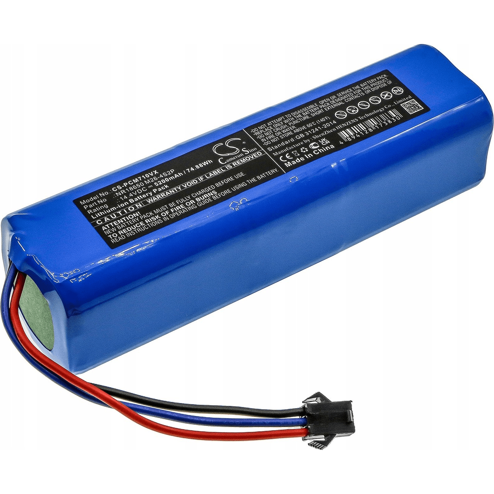 Batéria pre Arnagar S8 Pro S8 Xiaomi Viomi A1 S8 D800 14,4V