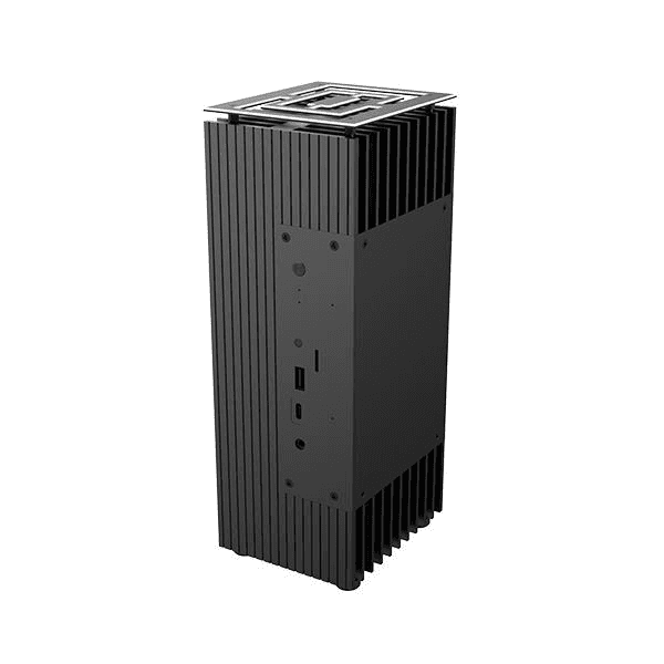 Puzdro Akasa A-NUC62-M1BV2 Mini ITX strieborné