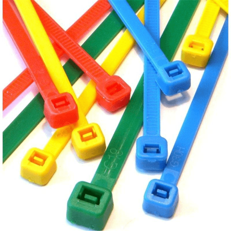 Techly ISWT-SET-CL viazacia sťahovacia páska Nylon Viacfarebný 200 kusov