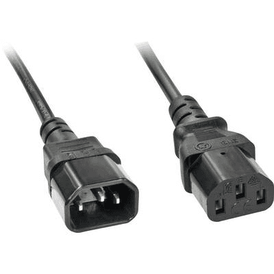 Lindy 30333 napájací kábel Čierna 5 m C13 zviazané C14 zviazané