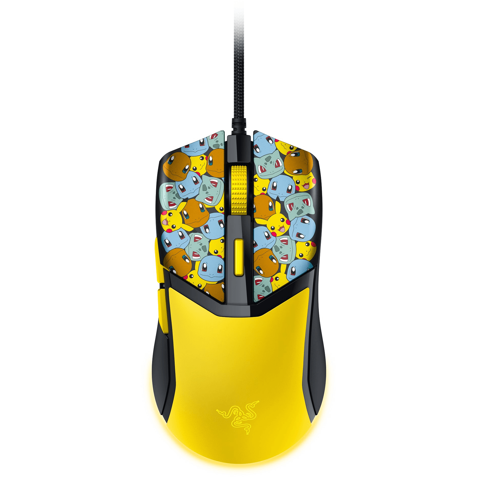 Káblová myš Razer Cobra Pokémon Kanto Edition žltá, herná