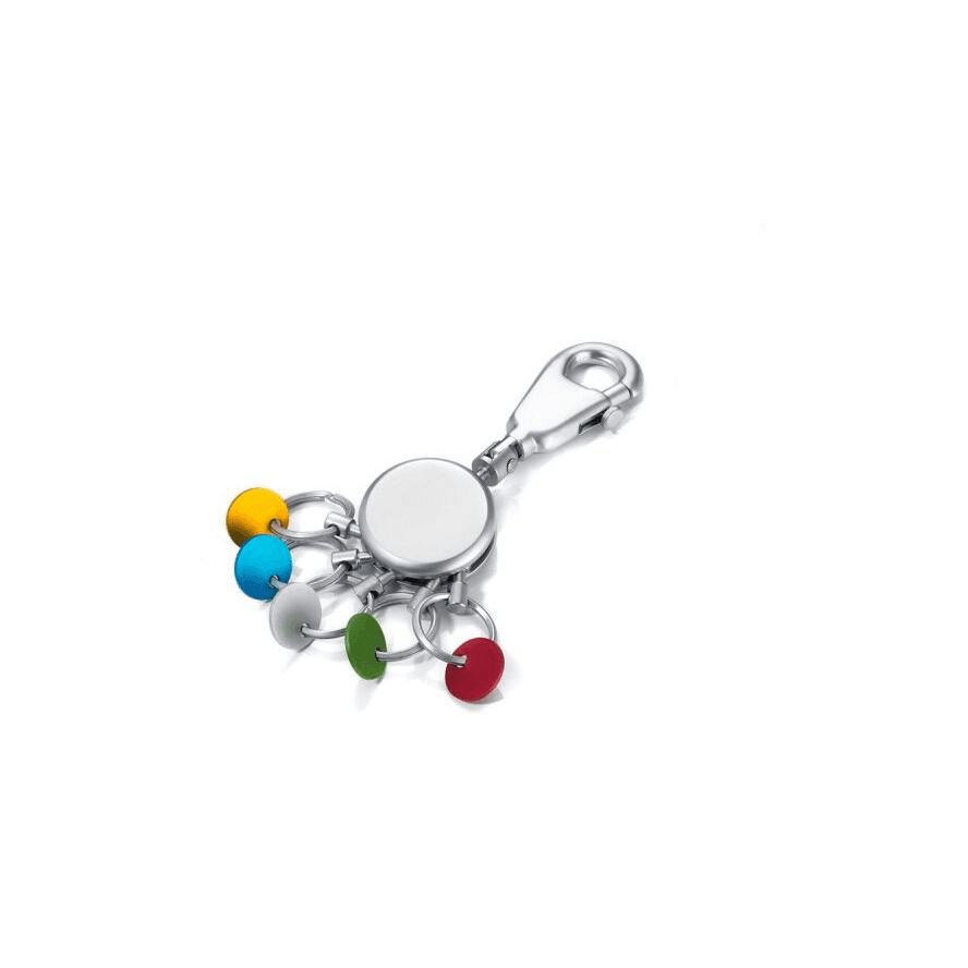 Geometrická kovová kľúčenka Troika