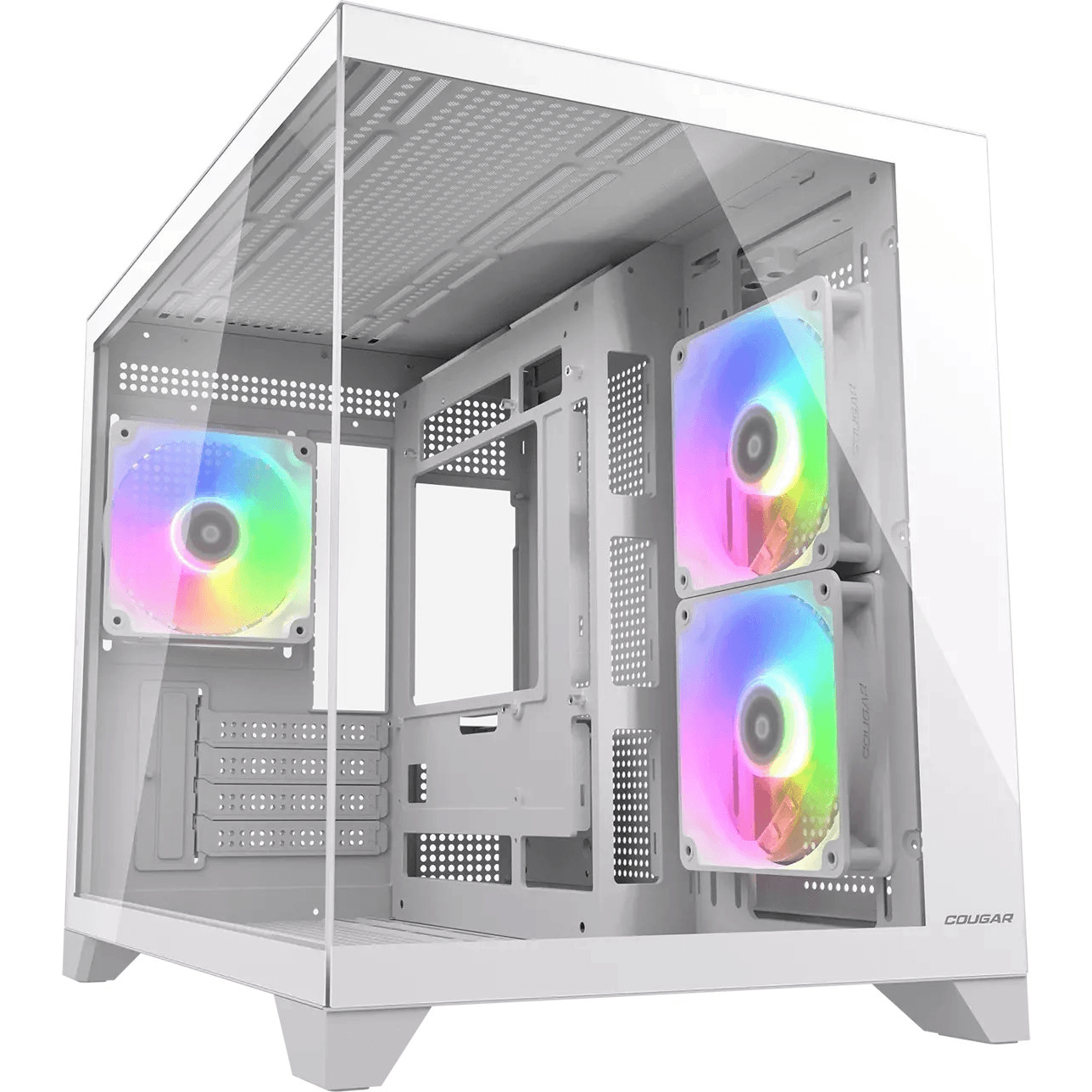 COUGAR CGR-2QA6W-RGB Mini Tower Biela