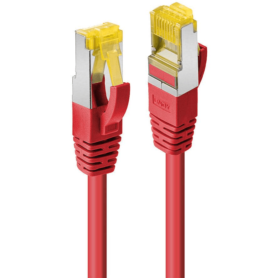 Lindy 47292 sieťový kábel Červená 1 m Cat7 S/FTP (S-STP)