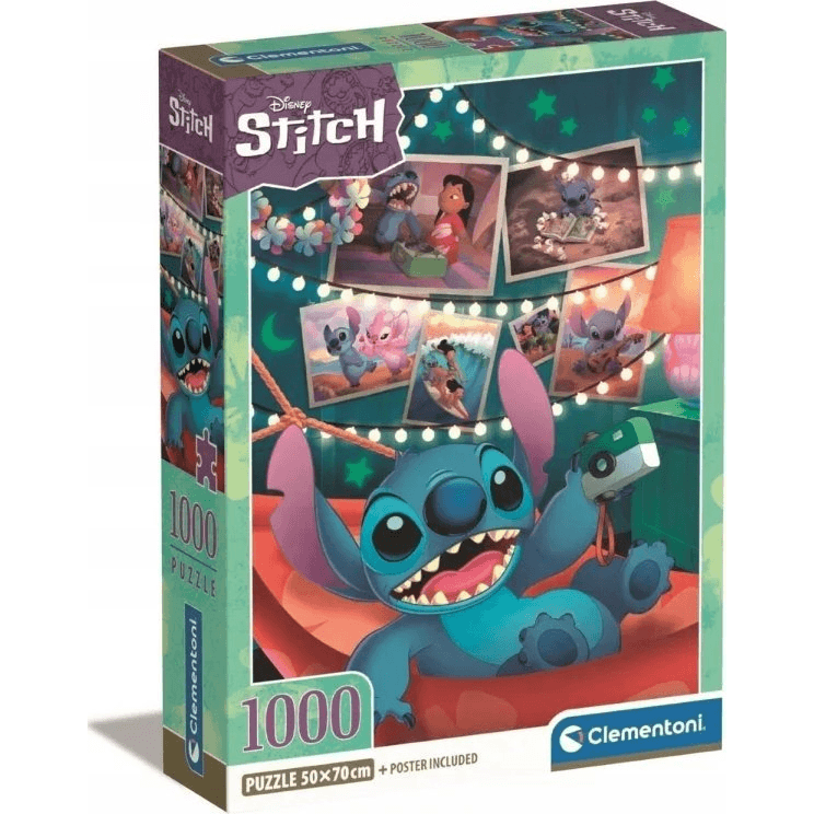 Clementoni Stitch Puzzle 1000 kusov rozprávky