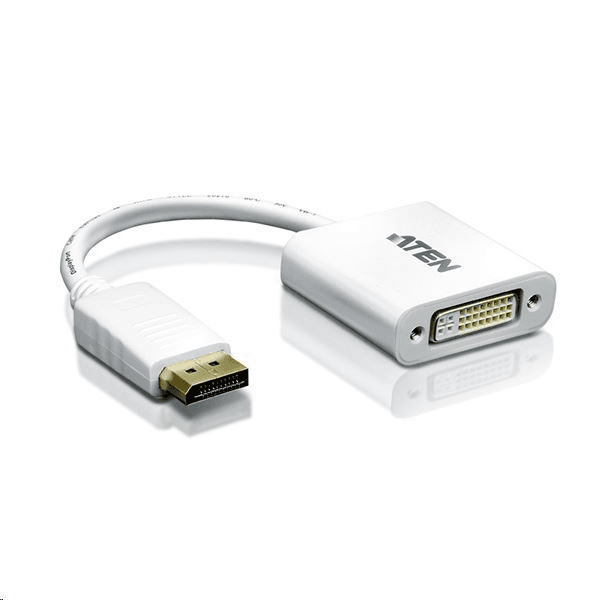 ATEN VC965-AT adaptér na video kábel DisplayPort DVI-I Biela