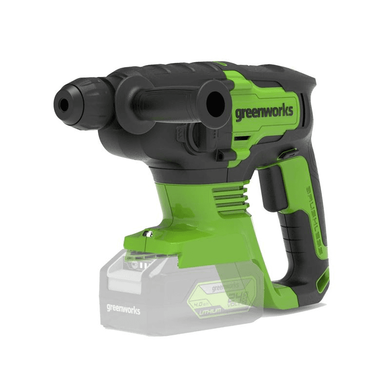 24V príklepová vŕtačka príklepové Greenworks GD24SDS1