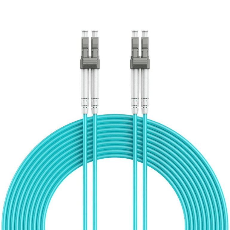 Multimodový optický kábel OM4 LC LC pre 100 Gb/s Patchcord Duplex 15M